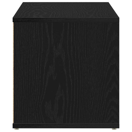 TV-skab 80 x 34 x 36 cm Sort eg Konstrueret træ