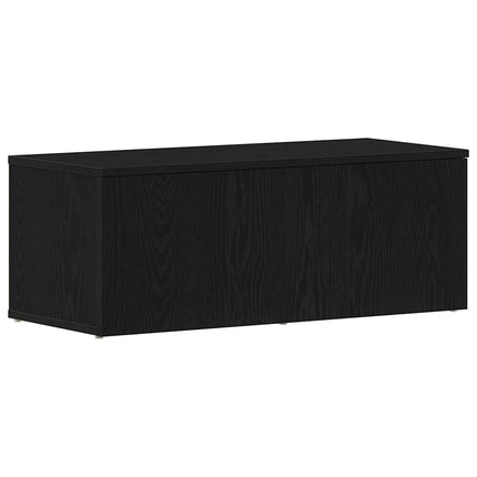 TV-skab 80x34x30 cm Sort eg Konstrueret træ