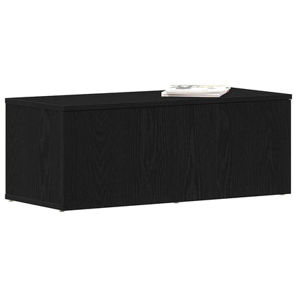 TV-skab 80x34x30 cm Sort eg Konstrueret træ