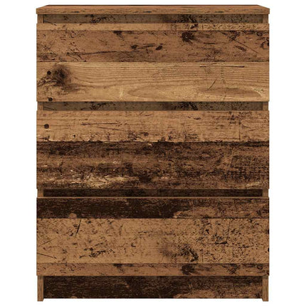 skænk 60x35x76 cm konstrueret træ antikt træ