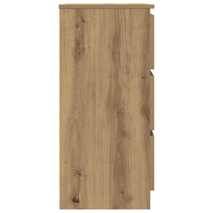 skænk 60x35x76 cm konstrueret træ kunsteg