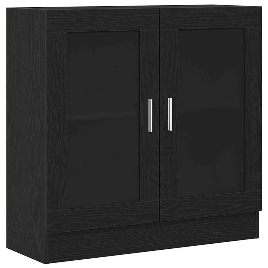 Bogskab Sort eg 82,5 x 30,5 x 80 cm Konstrueret træ