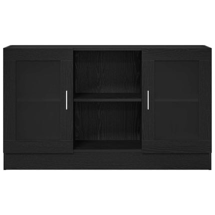 Sideboard Sort eg 120 x 30,5 x 70 cm Konstrueret træ