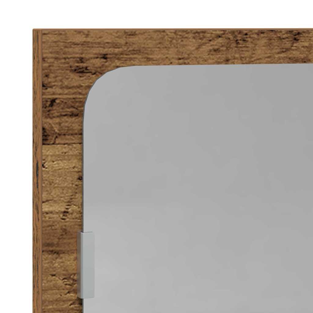 Spejlhylde Gammelt træ 90 x 10,5 x 37 cm Konstrueret træ