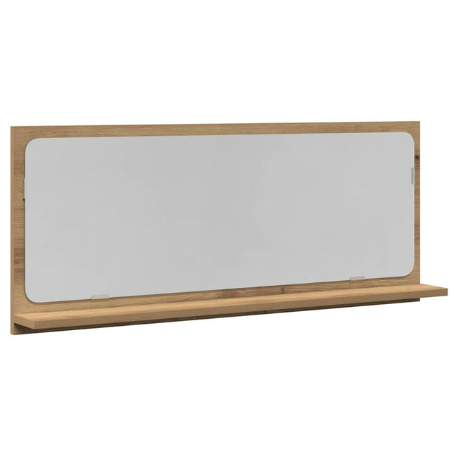 Spejlhylde artisan eg 90 x 10,5 x 37 cm Konstrueret træ