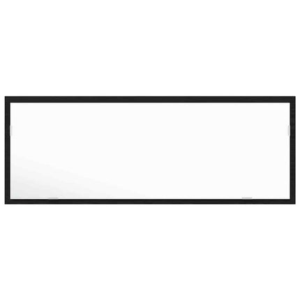 LED badeværelsesspejl Sort eg 100 x 8,5 x 37 cm Glas