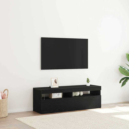 TV-skab 120 x 35 x 40 cm Sort eg Konstrueret træ
