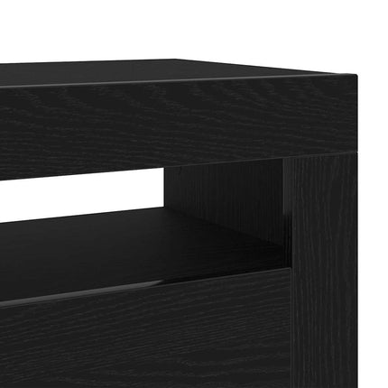 TV-skab 75 x 35 x 40 cm Sort eg Konstrueret træ