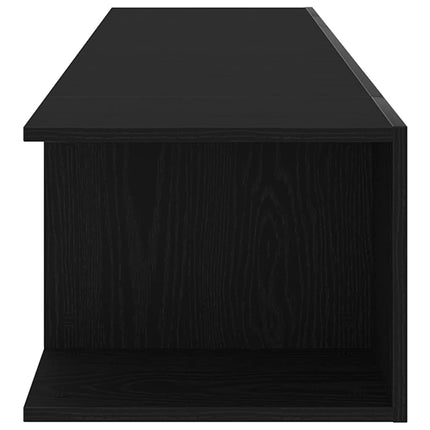 TV-skab 135 x 39 x 30 cm Sort eg Konstrueret træ