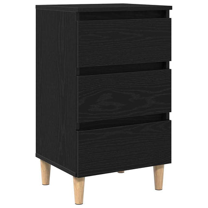Natskab Sort eg 40 x 35 x 69 cm Konstrueret træ