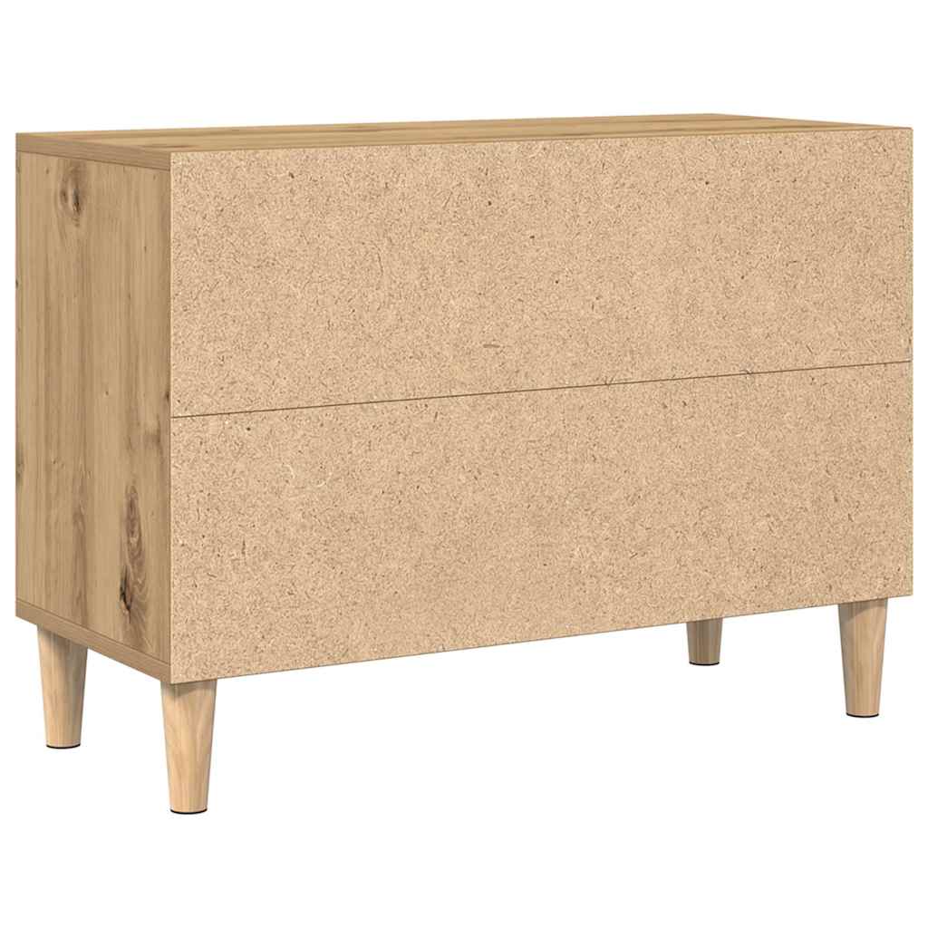 TV-skab artisian oak 69,5 x 30 x 50 cm Konstrueret træ
