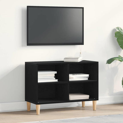 TV-skab 69,5 x 30 x 50 cm Sort eg Konstrueret træ