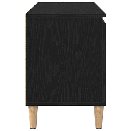 TV-skab 102 x 35 x 50 cm Sort eg Konstrueret træ