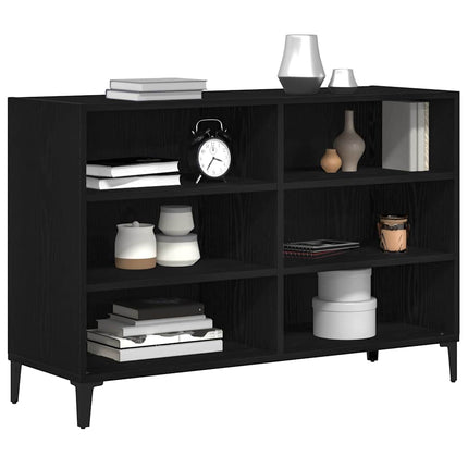 Sideboard Sort eg 103,5 x 35 x 70 cm Konstrueret træ