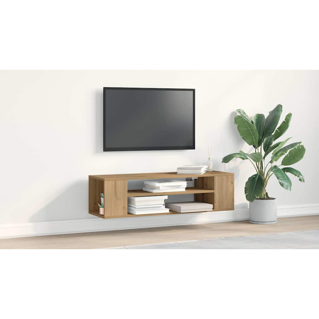 TV-skab artisian oak 100 x 30 x 26,5 cm Konstrueret træ