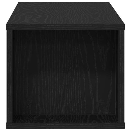 TV-skab 100 x 30 x 26,5 cm Sort eg Konstrueret træ