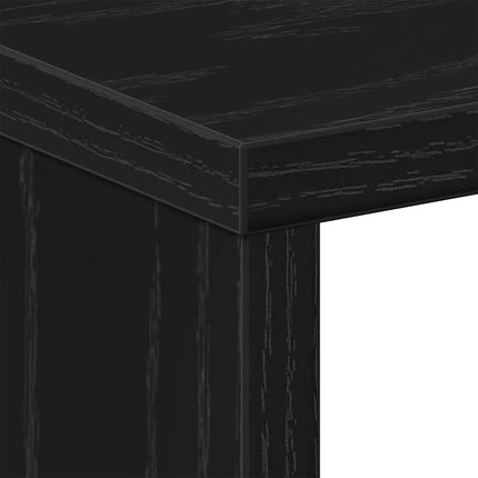 Natskab 2 stk. Sort eg 50 x 30 x 51,5 cm Konstrueret træ