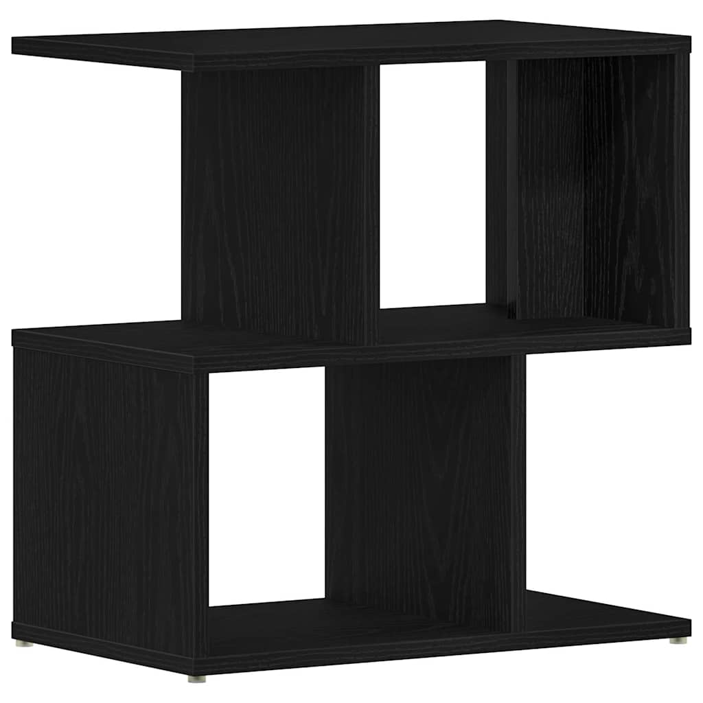 Natskab 2 pcs Sort eg 50 x 30 x 51,5 cm Konstrueret træ