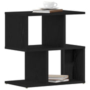 Natskab 2 pcs Sort eg 50 x 30 x 51,5 cm Konstrueret træ
