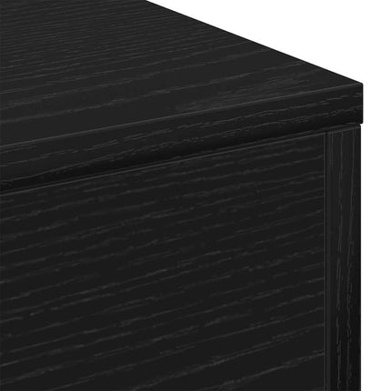 Sofabord Sort eg 96 x 50 x 45 cm Konstrueret træ
