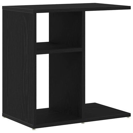 Sidebord Sort eg 50 x 30 x 50 cm Konstrueret træ