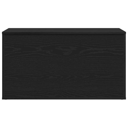 Opbevaringskasse Sort eg 84 x 42 x 46 cm Konstrueret træ