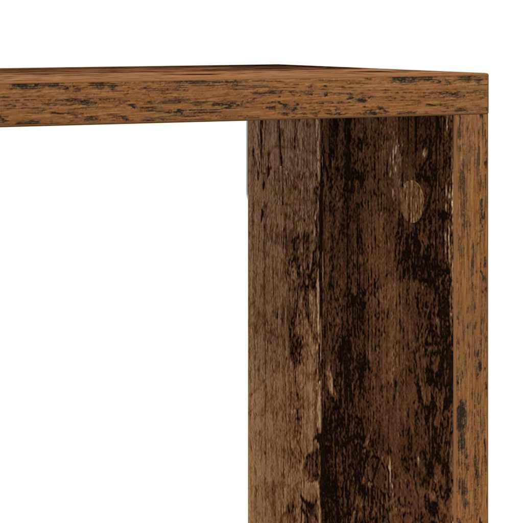 Væghylder 2 pcs Gammelt træ 80 x 15 x 26 cm Konstrueret træ