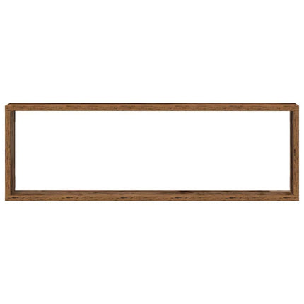 Væghylder Vægmonteret 2 stk. Gammelt træ 80 x 15 x 26 cm