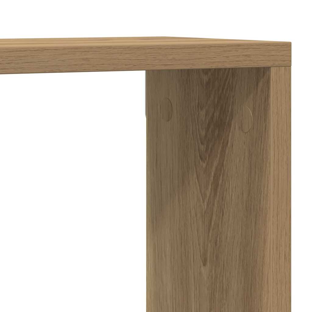 Væghylder 2 pcs Artisan eg 80 x 15 x 26 cm Konstrueret træ
