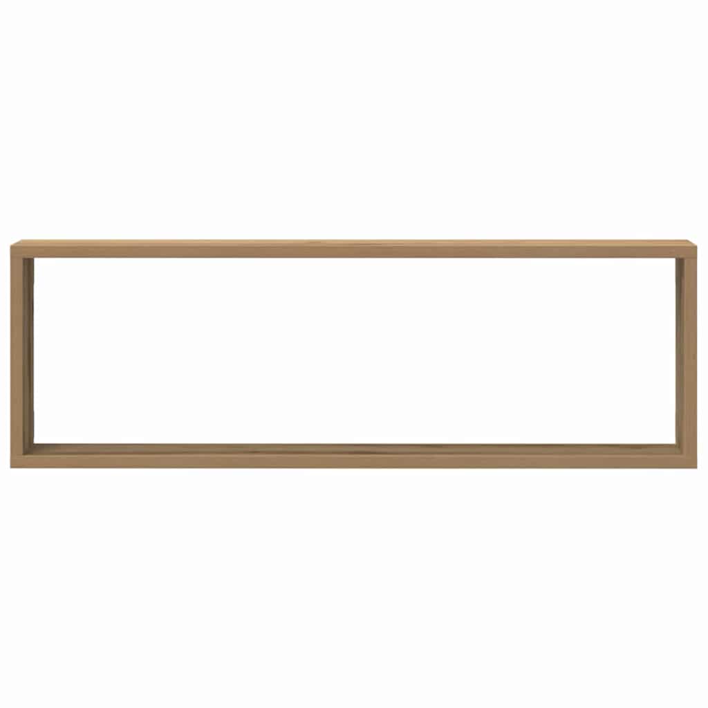 Væghylder 2 pcs Artisan eg 80 x 15 x 26 cm Konstrueret træ