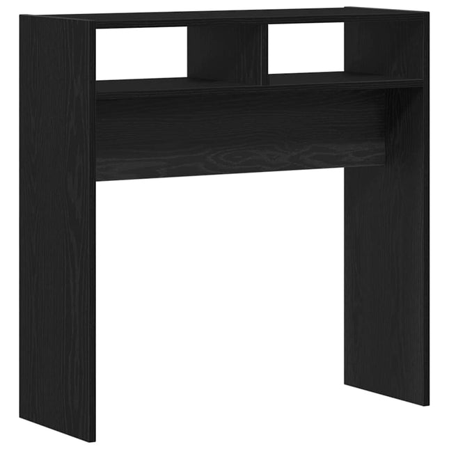 Konsolbord Sort eg 78 x 30 x 80 cm Konstrueret træ
