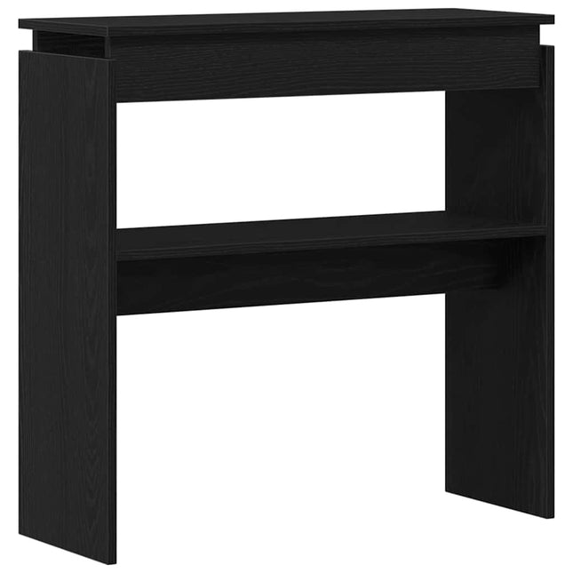 Konsolbord Sort eg 80 x 30 x 80 cm Konstrueret træ