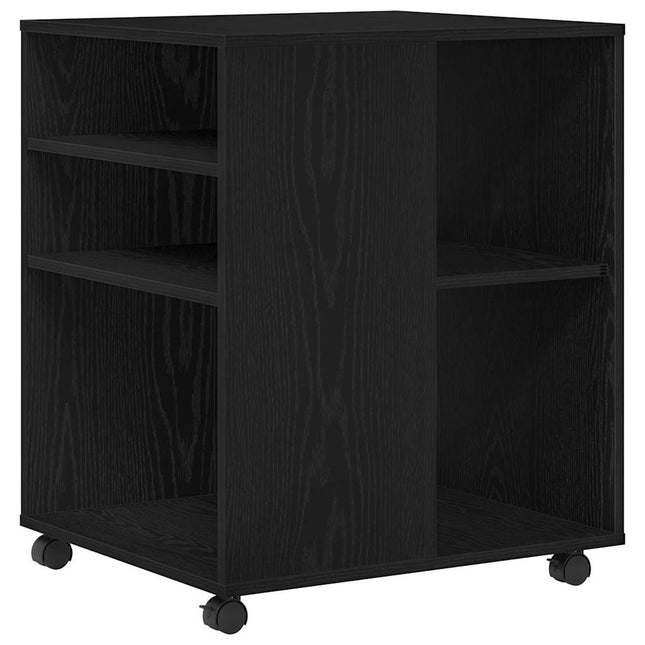 Opbevaringsskab Sort eg 60 x 53 x 72,5 cm Konstrueret træ