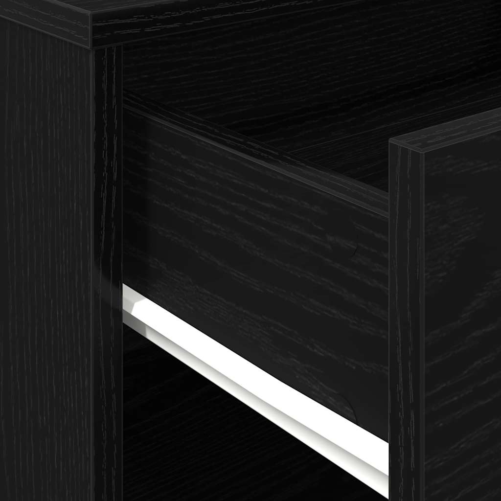 Opbevaringsskab Sort eg 46 x 36 x 59 cm Konstrueret træ