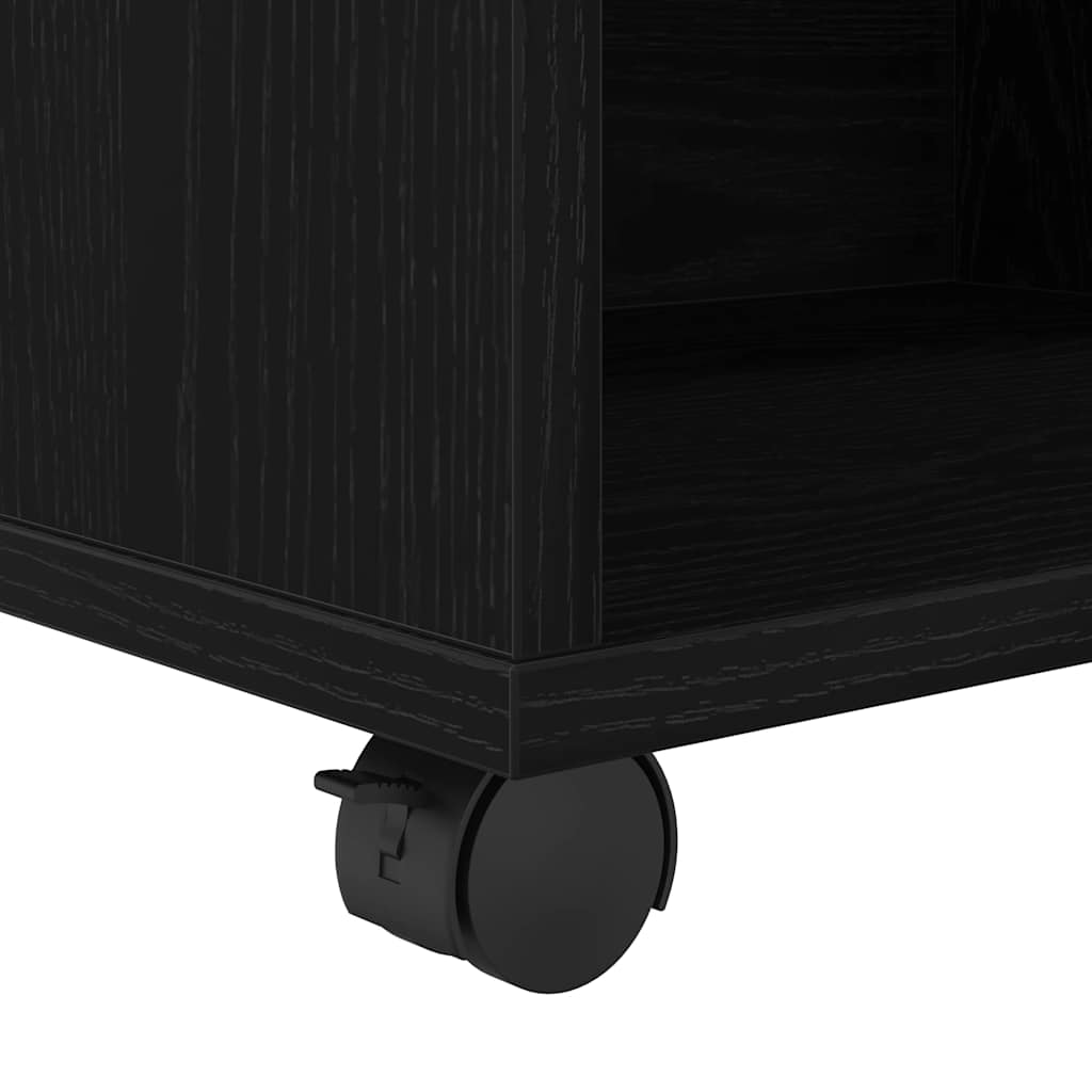 Opbevaringsskab Sort eg 46 x 36 x 59 cm Konstrueret træ