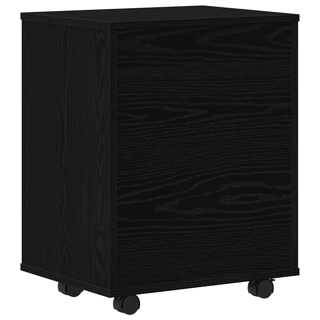 Opbevaringsskab Sort eg 46 x 36 x 59 cm Konstrueret træ
