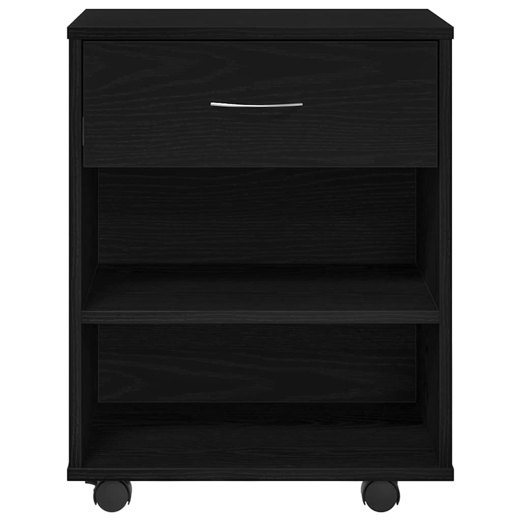 Opbevaringsskab Sort eg 46 x 36 x 59 cm Konstrueret træ