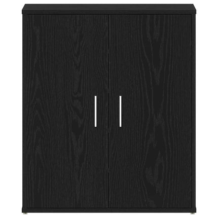 Sko skab 60 x 35 x 70 cm Konstrueret træ Sort eg