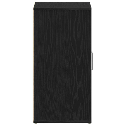 Sko skab 60 x 35 x 70 cm Konstrueret træ Sort eg