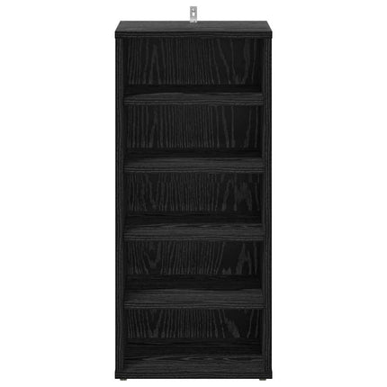 Sko skab 32 x 35 x 70 cm Konstrueret træ Sort eg