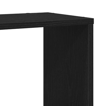 TV-møbelsæt 100 x 24 x 124,5 cm Sort eg Konstrueret træ