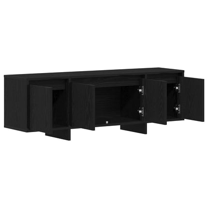 TV-skab 120 x 30 x 40,5 cm Sort eg Konstrueret træ