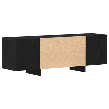 TV-skab 120 x 30 x 40,5 cm Sort eg Konstrueret træ