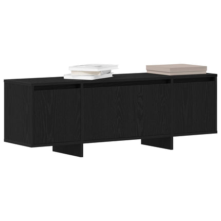 TV-skab 120 x 30 x 40,5 cm Sort eg Konstrueret træ