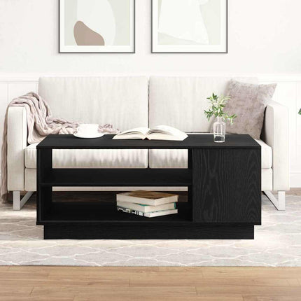 Sofabord Sort eg 102 x 55 x 43 cm Konstrueret træ