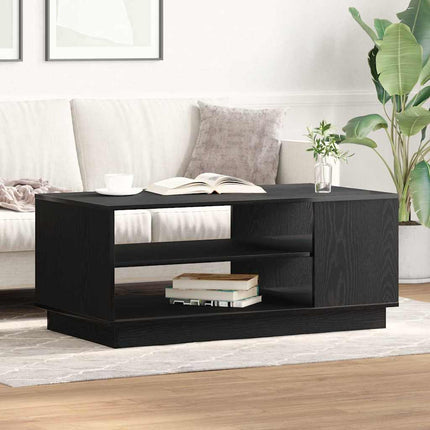 Sofabord Sort eg 102 x 55 x 43 cm Konstrueret træ