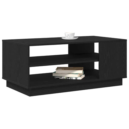 Sofabord Sort eg 102 x 55 x 43 cm Konstrueret træ