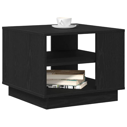 Sofabord Sort eg 55 x 55 x 42 cm Konstrueret træ