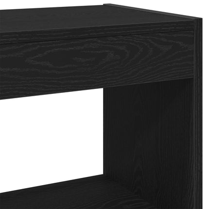 Bogskab Sort eg 40 x 30 x 71,5 cm Konstrueret træ