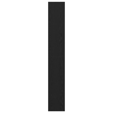 Bogskab Sort eg 40 x 30 x 198 cm Konstrueret træ